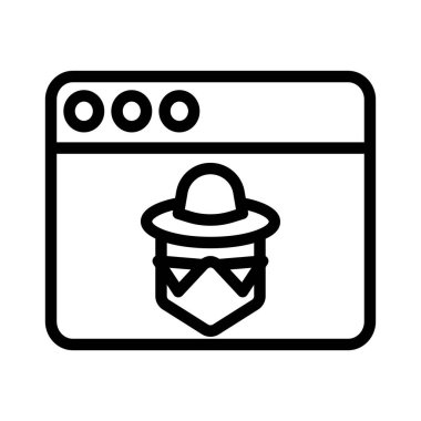 Web ve mobil uygulama tasarımınız için beyaz arkaplanda izole edilmiş tarayıcı simgesi vektörü, kitap logosu kavramı