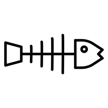 balığı web simgesi, vektör çizim 