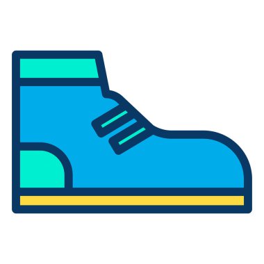 Ayakkabılar. Web simgesi basit illüstrasyon