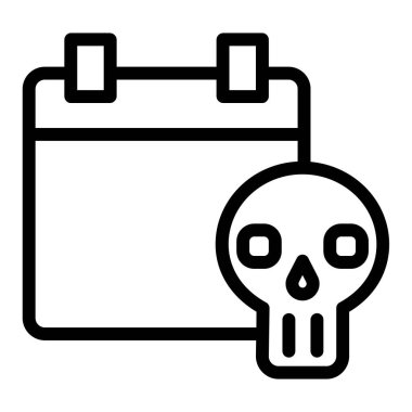 Takvim. Web simgesi basit illüstrasyon