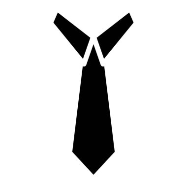 Takım elbisenin vektör çizimi, kravat