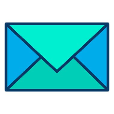 posta simgesi, vektör illüstrasyonu