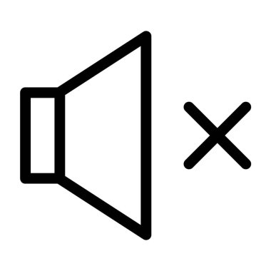 Ses düzeyi simgesi, basit simge, vektör illüstrasyonu