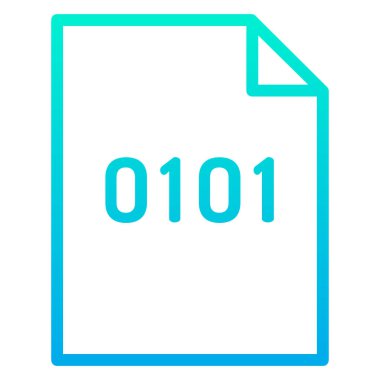 dosya biçimi simgesi, vektör illüstrasyonu