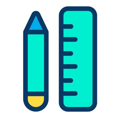 Tasarım konsepti, beyaza izole edilmiş minimal vektör simgesi