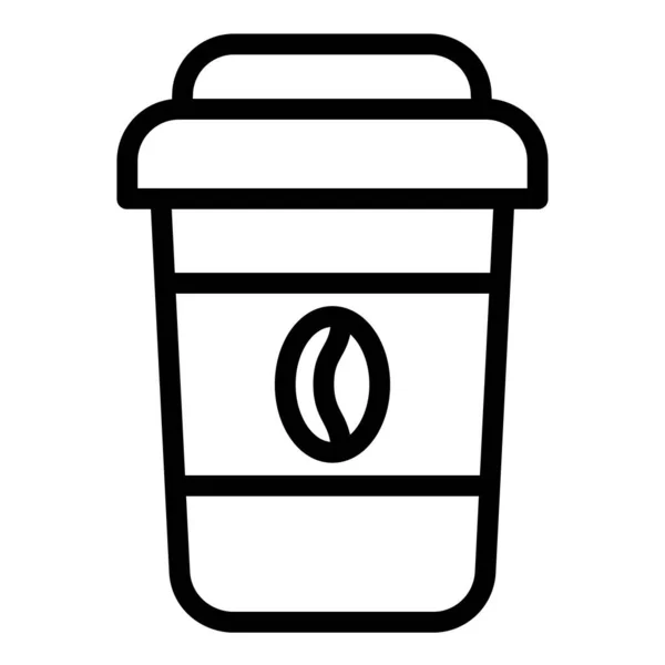 Xícara Café Design Simples — Vetor de Stock