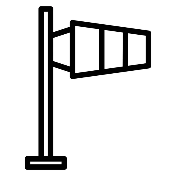 Bandiera Illustrazione Vettoriale Icona Web — Vettoriale Stock
