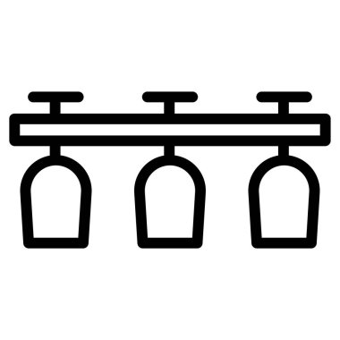 cam ağ simgesi, vektör illüstrasyonu