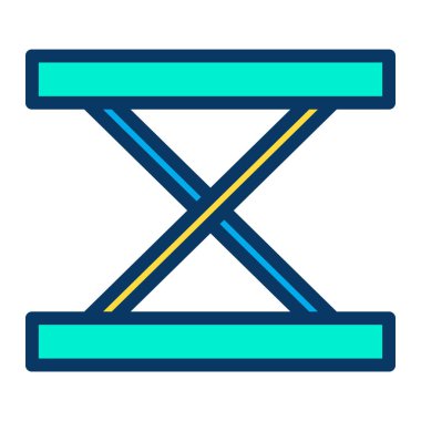 Garaj simgesinin vektör illüstrasyonu