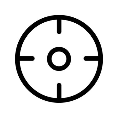 hedef simge vektör illüstrasyonu