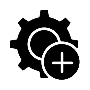 çark, web simgesi basit illüstrasyon