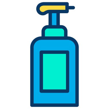 sabun, beyaz arkaplanda izole edilmiş minimalist vektör simgesi