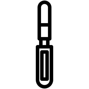 Bıçak. Web simgesi basit illüstrasyon