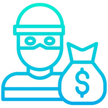 Asker. Web simgesi basit illüstrasyon