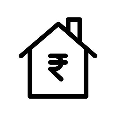 ev simgesi vektör illüstrasyonu