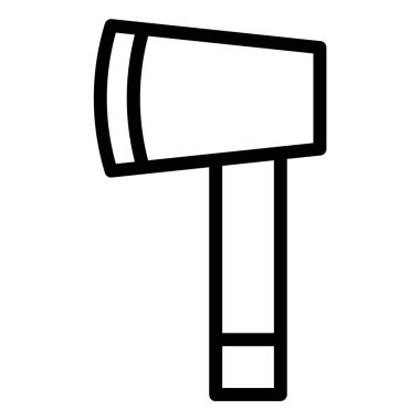 Axe vektör illüstrasyonu, simge ögesi arkaplanı