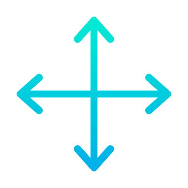 Oklar, vektör, web simgesi basit illüstrasyon