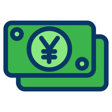 Para için. Web simgesi basit illüstrasyon