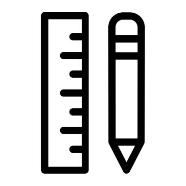Minimalist vektör simgesini beyaza izole et 