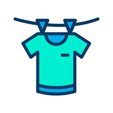 t-shirt basit simgesi, vektör çizim