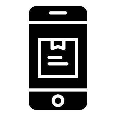 Smartphone Simgesi, vektör illüstrasyonu