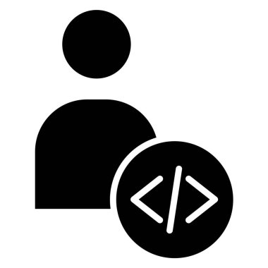 kullanıcı. Web simgesi basit illüstrasyon