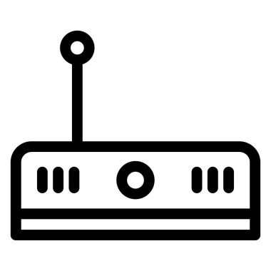 Yönlendirici. Web simgesi basit illüstrasyon