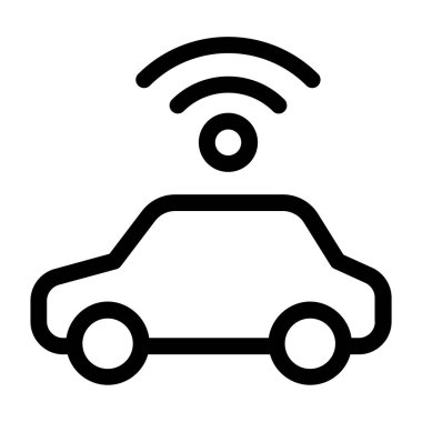 - Araba. Web simgesi basit illüstrasyon