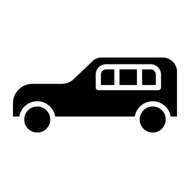 - Araba. Web simgesi basit illüstrasyon