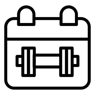 Takvim. Web simgesi basit illüstrasyon