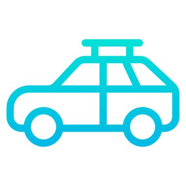 - Araba. Web simgesi basit illüstrasyon