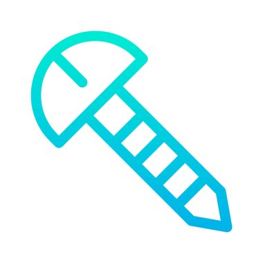 inşaat aracı vektör çizgisi simgesi