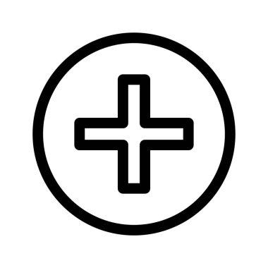 ekle. Web simgesi basit illüstrasyon