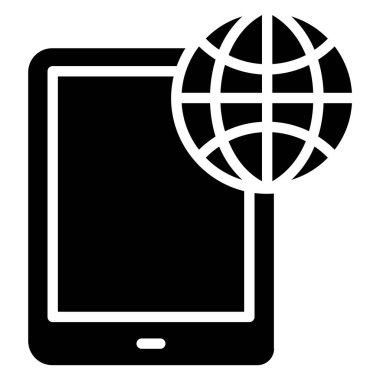 Cep telefonu. Web simgesi