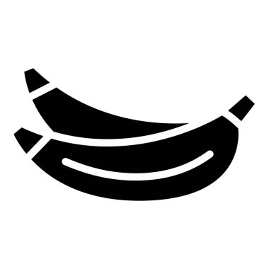 Muz. Web simgesi basit tasarım