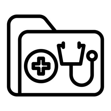 Dosya. Web simgesi basit illüstrasyon 