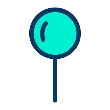 Minimalist vektör simgesi beyaza izole edildi