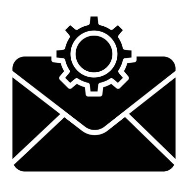 posta simgesi, vektör illüstrasyonu