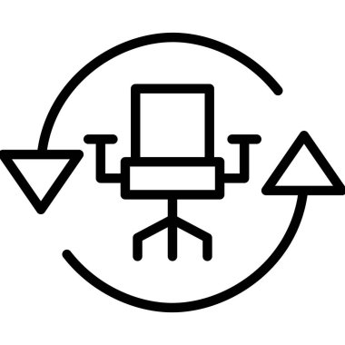 Açık konum minimalist vektör simgesi beyaz üzerinde izole