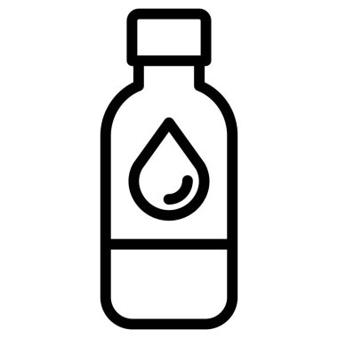 Su. Web simgesi vektör illüstrasyonu