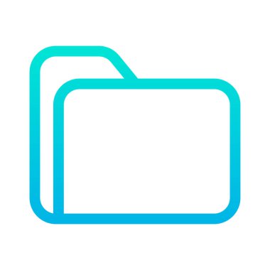 Dosya. Web simgesi basit illüstrasyon 