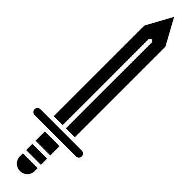 Kılıç basit simgesi, vektör gösterimi