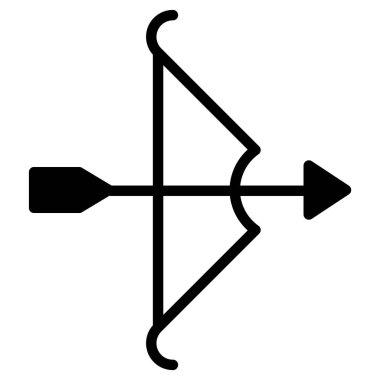 Ok ve yay. Web simgesi