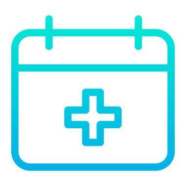 Takvim. Web simgesi basit illüstrasyon