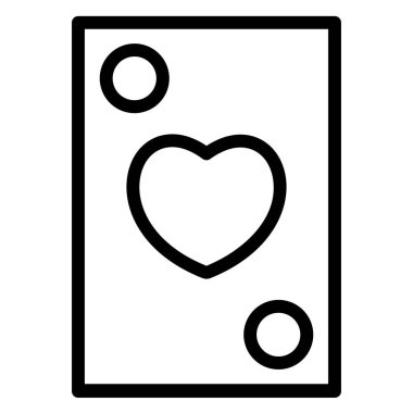 El kartı. Web simgesi basit illüstrasyon