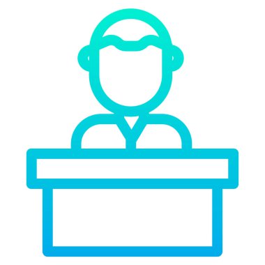 Adamım. Web simgesi basit illüstrasyon