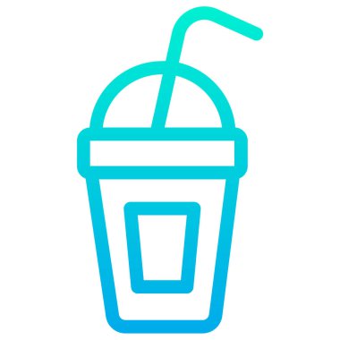 Kokteyl. Web simgesi basit illüstrasyon