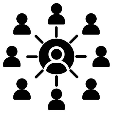 ağ web simgesi, vektör çizim