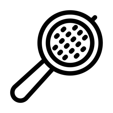 Süzgeç ağ simgesi vektör illüstrasyonu 
