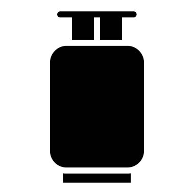 Beyaz arkaplanda basit gaz vektör resimleme